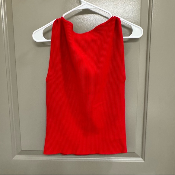 Abercrombie & Fitch Red Sleeveless Tank Top - Picture 4 of 4